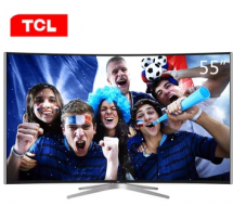 TCL曲面LED液晶电视机L55C1-CUD